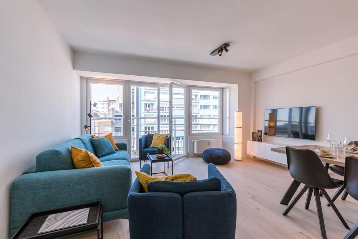 Huswell - Lovely Apartment With Lateral Sea View And Parking ออสเทนด์ ภายนอก รูปภาพ